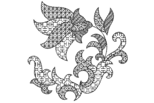 Blackwork Flower: A Smart Embroidery Choice for Small Business Brands
