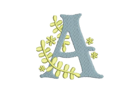 Floral Alphabet A: A Warm, Elegant Monogram for Meaningful Gifts