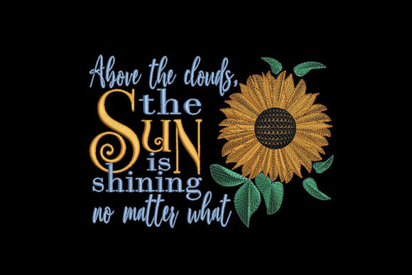 Inspirational Quote: A Thoughtful Embroidery Design for Meaningful Gifts
