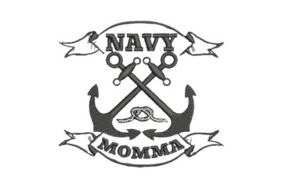 Navy Momma: A Heartfelt Embroidery Design for Meaningful Gifts