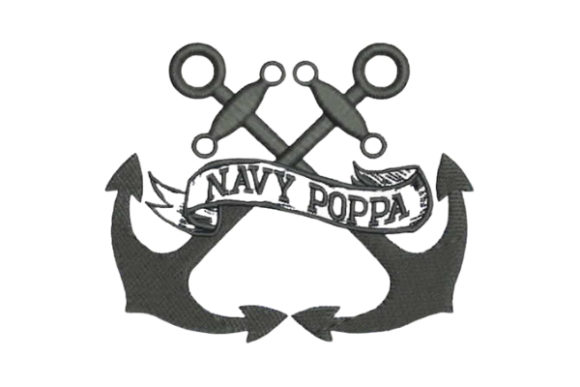 Navy Poppa: A Boutique Sweatshirt Embroidery Review