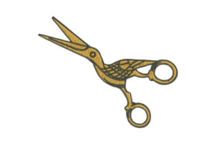Scissor Bird: A Craft Fair-Ready Embroidery Design