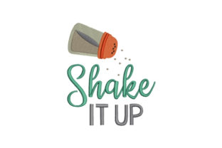 Shake It Up Embroidery Design