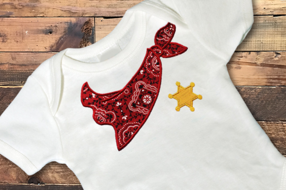 Sheriff Bandanna Applique